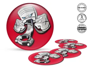 Logo Badge Ruota Surge Wave Cosmic Momentum Pro